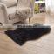 heart shape area carpet faux fur rug