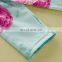 Soft cotton baby sleeping bag with hairband set floral print baby knotted gown