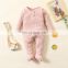 Newborn Baby Overalls Fall Winter clothes Baby boys girls Zipper rompers long Sleeve clothing candy color infant Costumes