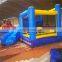 Hot sale!!! Small blue and yellow inflatable bouncer with slide for kids