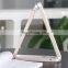 Foldable Triangle Design Dimmable LED Wireless Charging Desk Lamp for reading