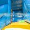 Outdoor Blowup Water Slide Inflatable Shark Bouncer Water Slide With Pool