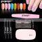 Acrylic Nail Set Uv Gel Nail Starter Kit Lamp