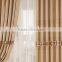 Polyester Jacquard Finished Cheap Window Curtains With Iron Rings and Curtain Rod