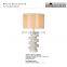 modern room lights design nordic metal malposed geometrical marble led bedroom table lamp