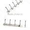Wesda zinc alloy bathroom accessories decorative stainless steel coat hook for towel 831