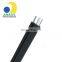 Flat 3 steel wire 1 core 2 core optical fiber G657A FTTH drop cable price for OTDR ONU OLT