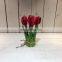 Hot sale lifelike plastic faux tulip flowers artificial flower plant decor in bulk unpotted for decoration