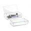 Custom Small Makeup Organizer Box Acrylic Storage Box With Lid