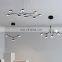 HUAYI New Model Modern Style Living Room Decoration Acrylic Iron LED Pendant Light