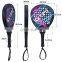 Custom High Quality Paleta Paddle,Wholesale Pala Hoflader Padel,beach Tennis Racchetta da Padel