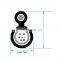 light-weight  figure 8 single mode PE jacket steel wire self-support member 4 cores fiber optic fiber
