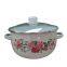 ENAMEL CASSEROLE SET GLASS  ENAMEL CASSEROLE SET