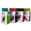 Sealable flat bottom stand up pouch food grade aluminum foil raisin packaging custom dried fruit packaging zipper plastic bag