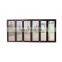 6-panel wooden grain aluminium bifold folding door