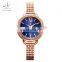 SHENGKE Luxury Bracelet Lady Chain Watch Alloy Case And Alloy Bangle Watches Ladies Dress Wristwatch K0089L
