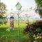 Best Selling Outdoor Hanging Plastic Transparent Tube Bird Feeder for Seeds