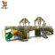 Musical Theme Outdoor Amusement Park Play Set Kids Rides Children Games Plastic Slide Playground Equipment with Climbers