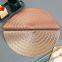 38 cm Round Shaped Rose Gold Silver Colored Non Slip Dining Table Place Mat