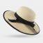 Fashionable and simple anti ultraviolet Sun hat for travel Sunscreen hat Beach casual straw hat