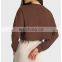 Autumn Winter New Long Sleeve Jacquard Knit Sweatshirt Fitness Ladies Woman Yoga Gym Crop Tops Fashionable Pullover