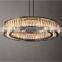Modern hanging lamp  lighting led decorative ring brass chandelier ceiling light bedroom living dining room table