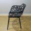 replica Designer Outdoor chairs Aluminum graceful black color Janus et Cie Forest Armchair for outdoor garden