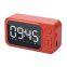 High Quality Bluetooth desktop mirror bluetooth Portable Bluetooth radio Wireless Speaker with Alarm Clock