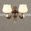 2016 new imitation marble zinc alloy candle chandelier