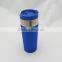 Plastic Outside Stainless Steel Inside Tumbler Mugs With Paper Insert