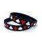 Wholesale Wristband Waterproof Debossed Ink-Filled Silicone Bracelets for Team Fans