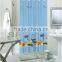 Mildew Resistant polyester flower printed waterproof shower curtain, for hotel family