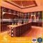 Home livingroom furniture antique polyresin wine display cabinet
