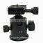 New products 2016 innovative product Aluminum Alloy Professional Reverse Tripod ball head camera mount