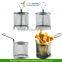 Mini Chrome Chip Fryer Serving Food Presentation Basket by Kitchen Stars