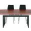 small 4 person conference table square meeting table with steel leg (SZ-MT026)