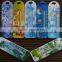 household indoor plastic thermometer w/ printed design and hole at the top red liquid kerosene cheap price and accurate temp.