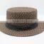 Wholesale crochet paper ladies straw hats for summer