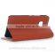 Cheap Litchi Grain Wallet Flip Real Genuine Leather Case For HTC One M9 MT-3090