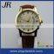 Japan Movt Waterproof Crystal Quartz Watch Gold Plating Case 2015 Bulk Watches Custom Logo