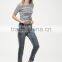 New Wholesale Washed fashion knitted tall women's fancy denim jeans ladies sex jeans women's fashion butt lifting skinny jeans