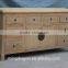 Chinese antique natural recycle wood bleached kitchen cabinet