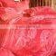 100% cotton jacquard bed sheet 4 PCS for wedding