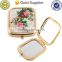 promotional Portable Folding square Pocket Compact Cosmetic Mirror
