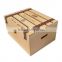 custom name branded pine wood wine boxes
