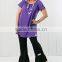 Guangzhou manufacturer ladies casual pant sets Fashional ladies ruffled capri pant sets