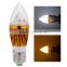 Golden E27 6W 8W 10W LED Candle Light Bulb for Wall Chandelier Lamp Spotlight High Power 270 degree AC85-265V