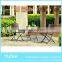 Simple wicker garden outdoor furniture folding balcony table