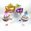 2016Wholesale Mini size Happy Birthday cake shaped foil balloon helium balloon for birthday party