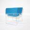 simple hotel furniture fiberglass square chair